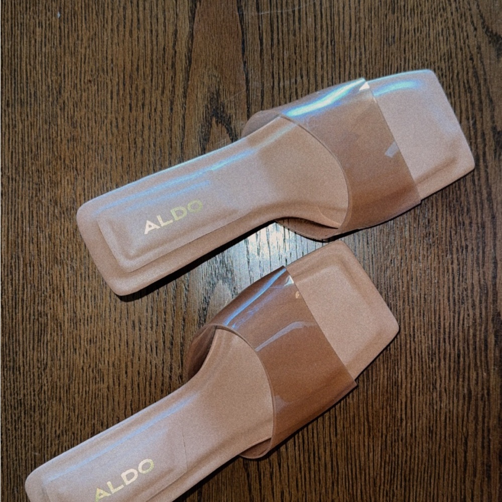 Aldo Nude Heeled Sandals